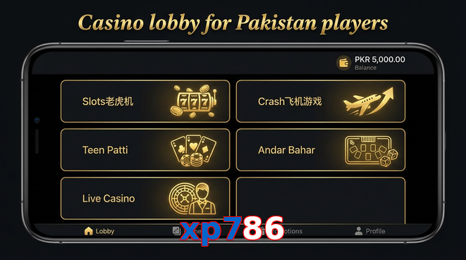 Lobby view of Xp786 for Pakistan users